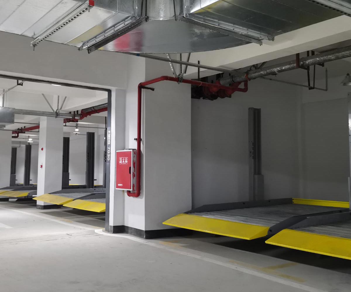 華亭雙層簡易升降停車位維保