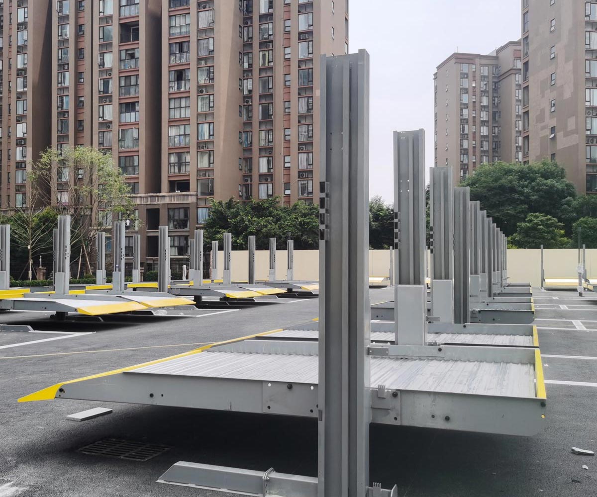 云南三層升降橫移式機(jī)械式停車位過驗(yàn)收
