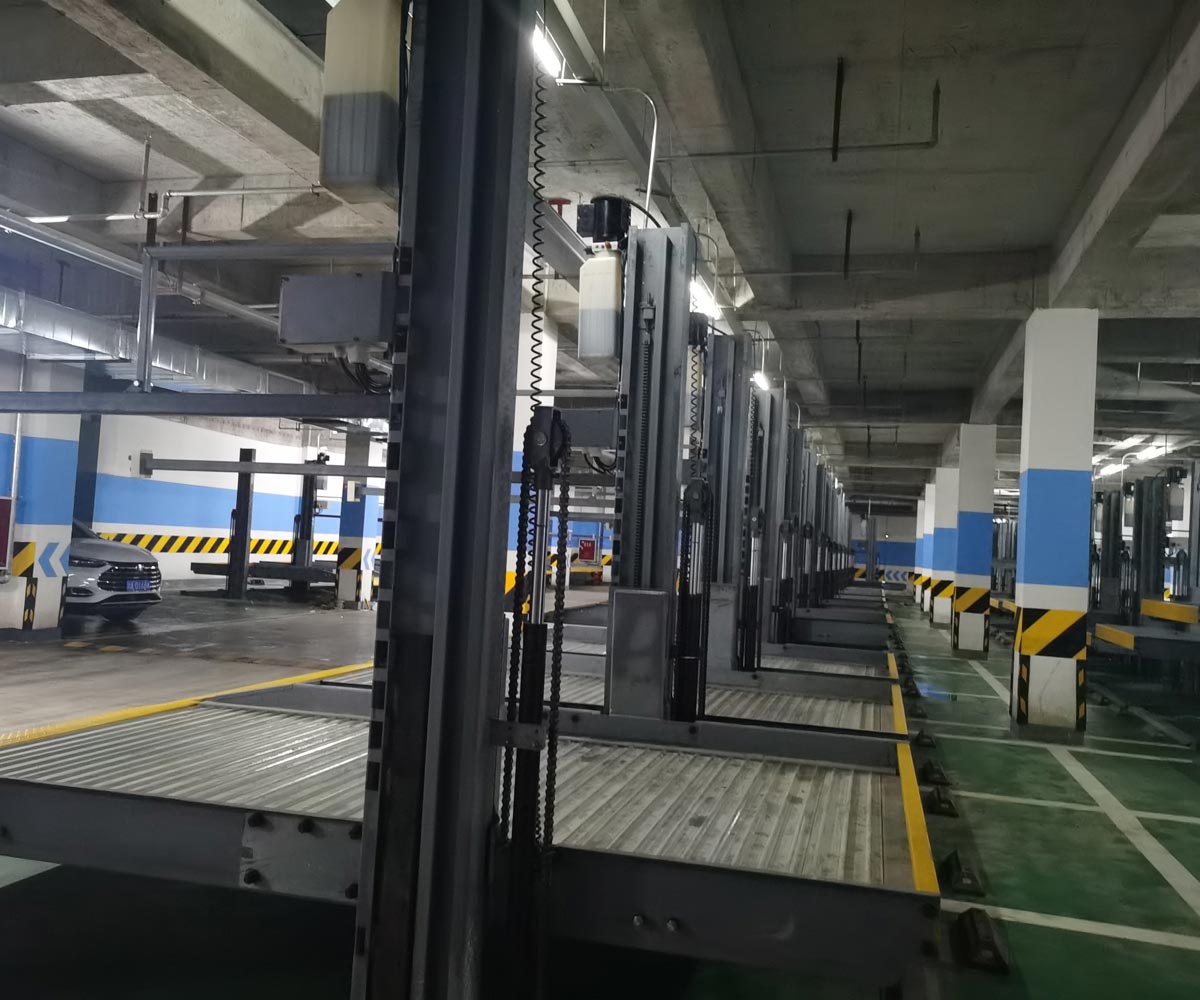 敦煌雙柱簡易升降機械停車場